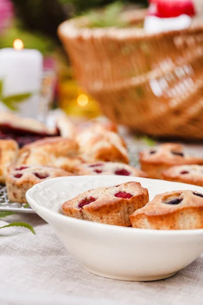 Tortas de bayas horneadas — Foto de Stock