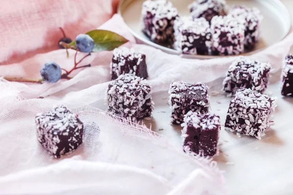 Dessert di gelatina di bacche — Foto Stock