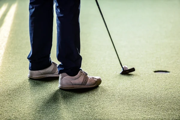 Homem no clube de golfe — Fotografia de Stock