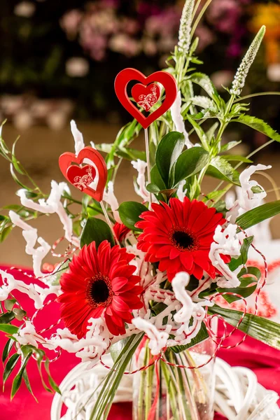 バレンタインの日の花束 — ストック写真