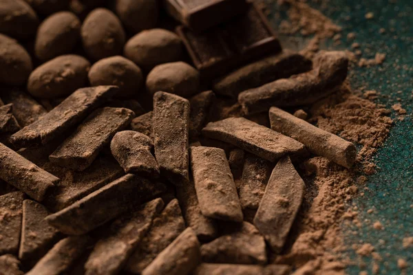 Dulciuri de ciocolată gustoase — Fotografie, imagine de stoc