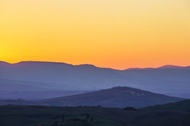 panoramik Tuscany manzara