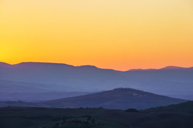 panoramik Tuscany manzara