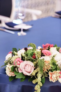 Düğün masa süslü