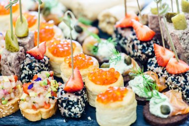 lezzetli kanepe seti