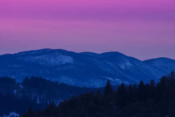 Inverno Montanha Paisagem — Fotografia de Stock