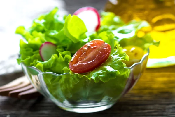 Fresh mixed  salad — Stock Photo, Image