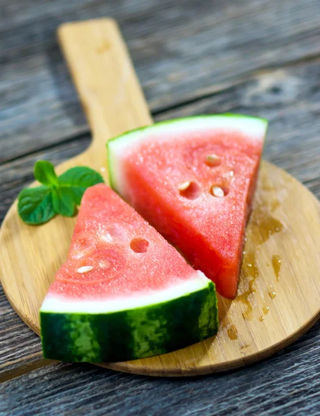 Slices of fresh watermelon — Stock Photo, Image