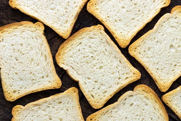 Scheiben Toastbrot — Stockfoto