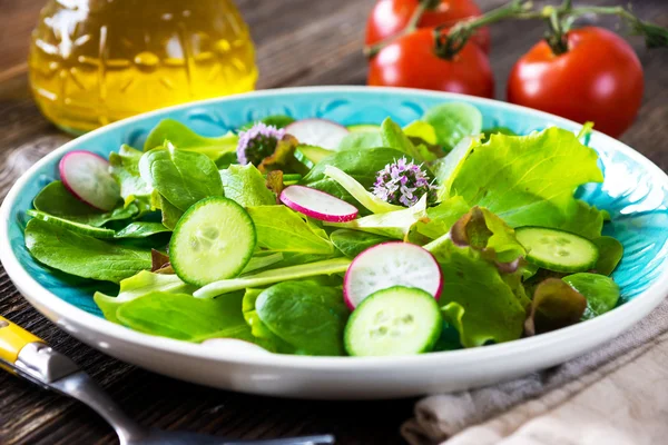 Salada verde fresca — Fotografia de Stock