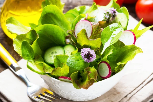 Färsk grönsallad — Stockfoto