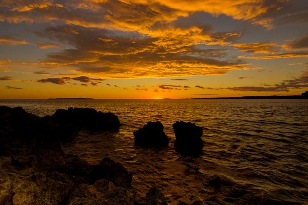 Günbatımı Mali Losinj Adası — Stok fotoğraf