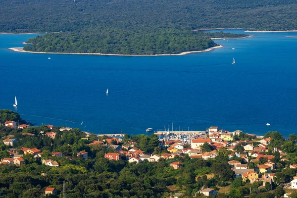 Прекрасним видом на море — стокове фото