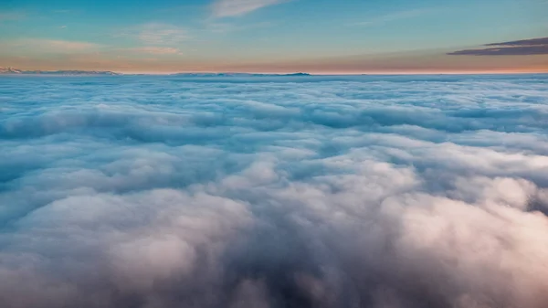 Niebla Sobre Paisaje — Foto de Stock