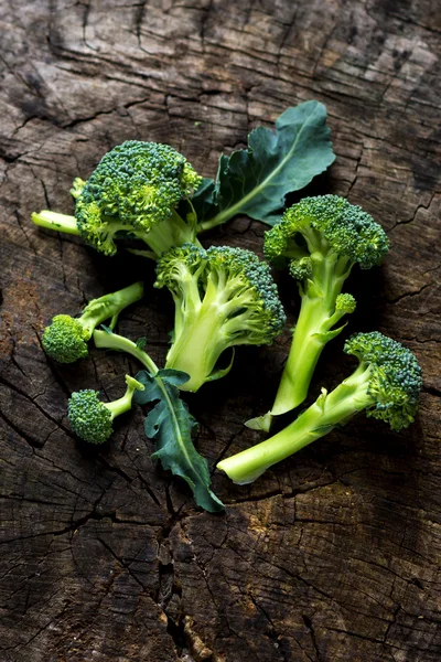 Vista brócolis fresca — Fotografia de Stock