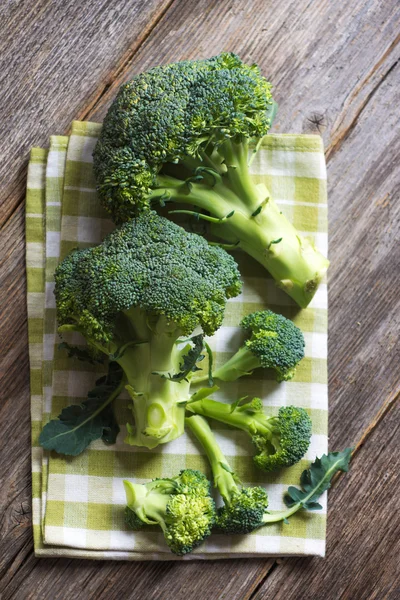 Broccoli proaspăt vedere — Fotografie, imagine de stoc