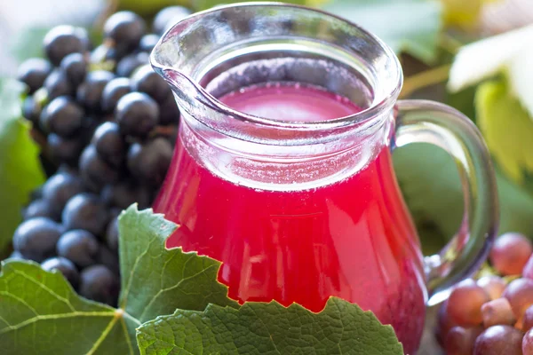Taze üzüm ve meyve suyu — Stok fotoğraf