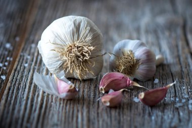 Sarımsak görünümünü yakın çekim