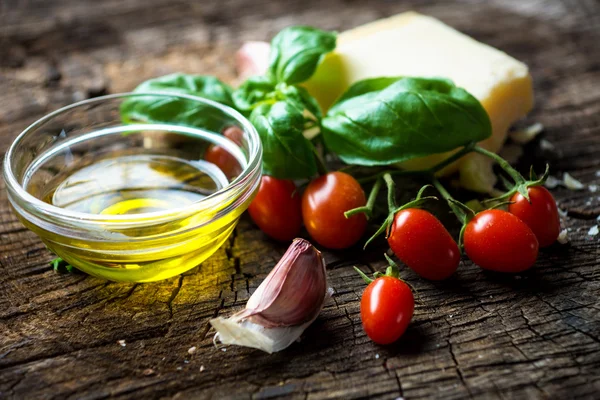 Ingredienser för pastasås — Stockfoto