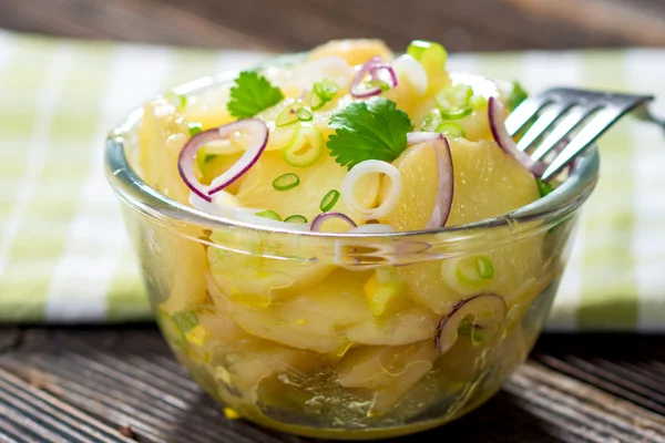 Insalata di patate con cipolla — Foto Stock