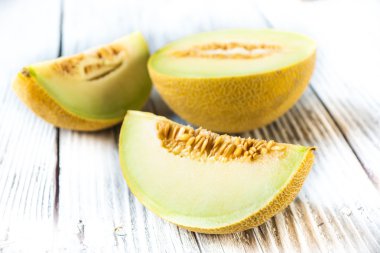 taze dilimlenmiş kavun