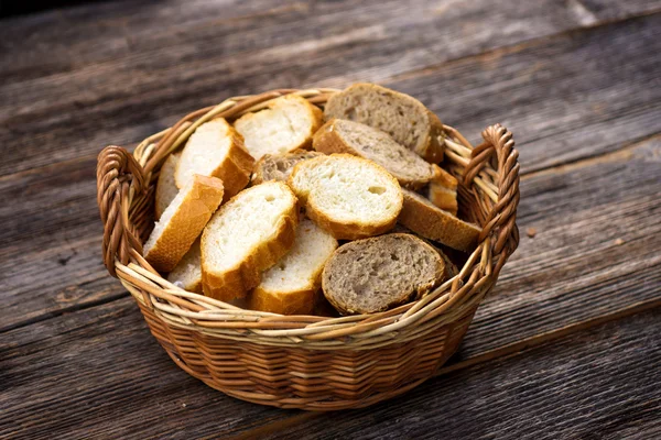 Berbagai potong roti — Stok Foto