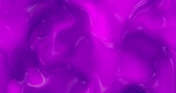 Purple Liquid Texture Futuristic Swirl Pattern Morphing Motion Background Animation — Stock Video