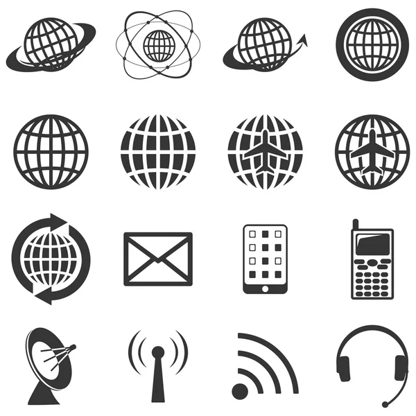 Set of the vector icons — Stock Vector