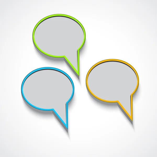 Vector speech bubbles — Stock Vector