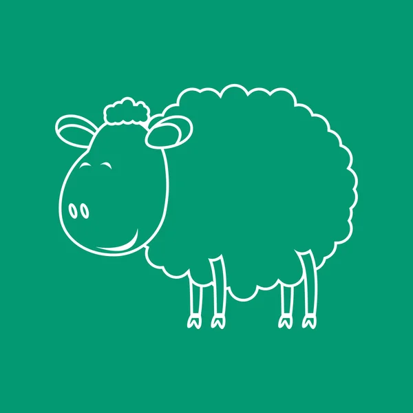 Πρόβατα σκίτσο — Διανυσματικό Αρχείο