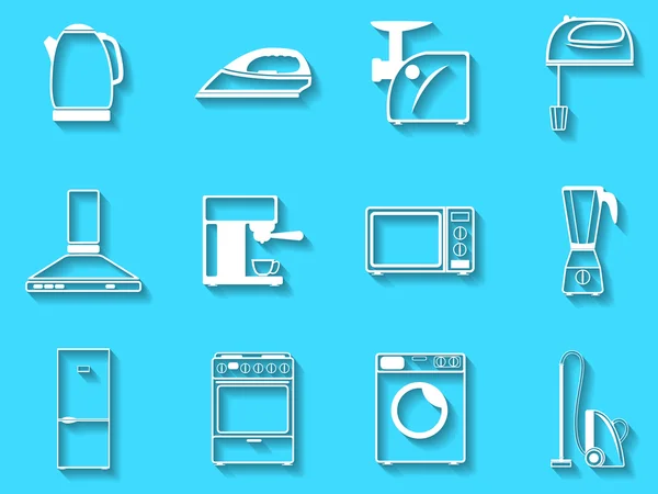 Set of the vector icons — Stock Vector