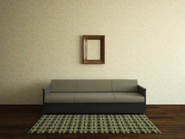 Interior room with sofa — Stock Photo, Image