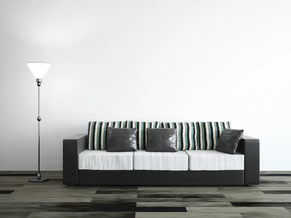 Interieur kamer met sofa — Stockfoto