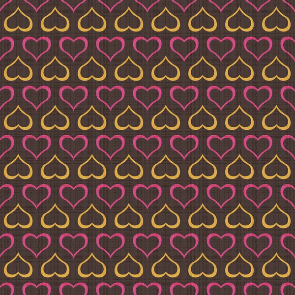 Textura con corazones — Vector de stock