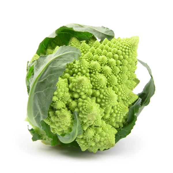 Romanesco Broccoli Isolated White Background — Stock Photo, Image