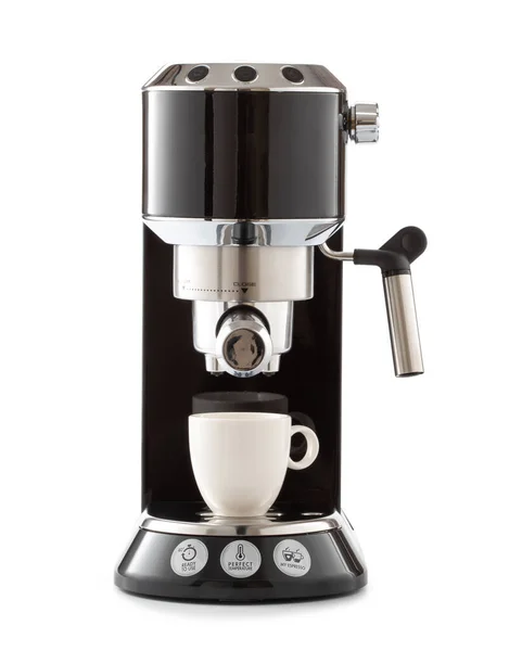 Espresso Coffee Machine Isolated White Background — Stock Photo, Image