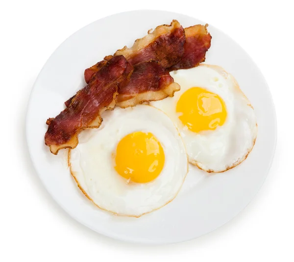 Jamón y huevos — Foto de Stock