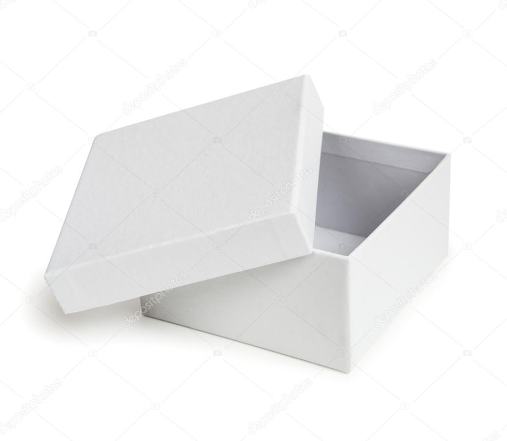 White open box