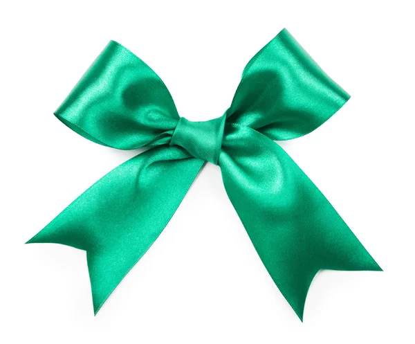 Decorative green bow — Stok fotoğraf