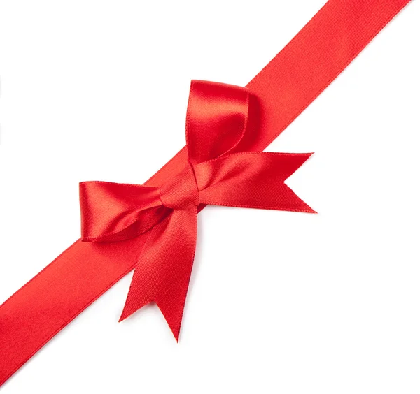 Beautiful red bow — Stock Photo, Image