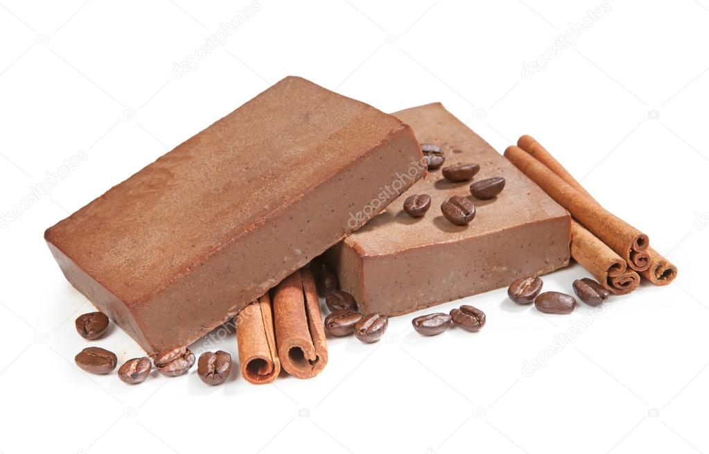 Soap with coffee  and cinnamon