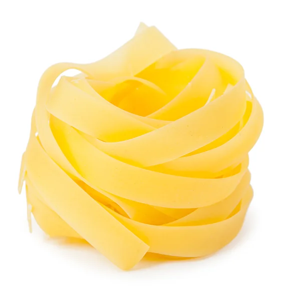 Желтая итальянская паста — стоковое фото