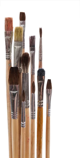 Brushes isolated on white — Stock Photo, Image