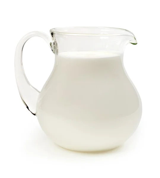Džbán čerstvého mléka — Stock fotografie