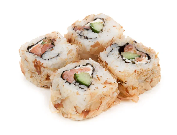 Sushi izolowane na białym — Zdjęcie stockowe