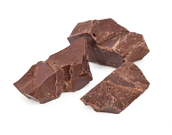 Svarta chokladbitar — Stockfoto
