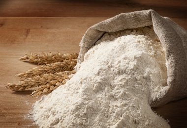 Flour and wheat ears clipart