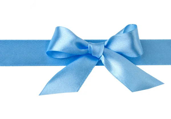 Arco de regalo azul — Foto de Stock