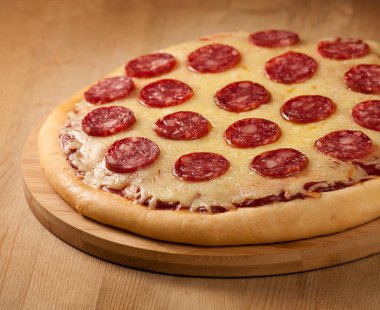 lezzetli biberli pizza