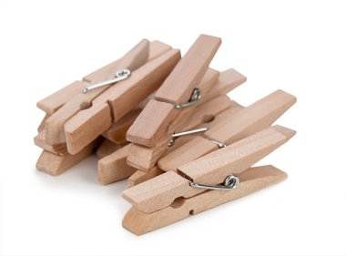 Çamaşırhane için ahşap clothespins dönüştürün